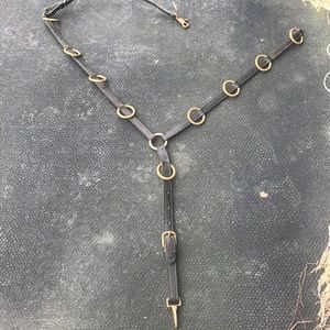 Leather 10 Ring Training Martingale